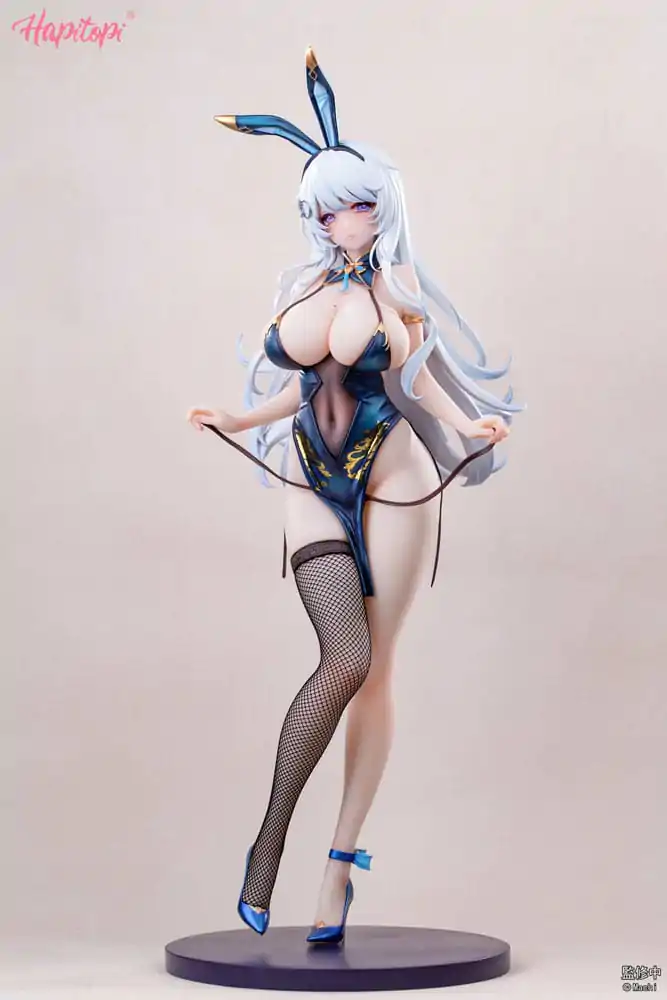 Originální postava PVC soška 1/6 Qi Kai De Sheng Bunny Girl ilustrace od Machi 29 cm fotografii produktu