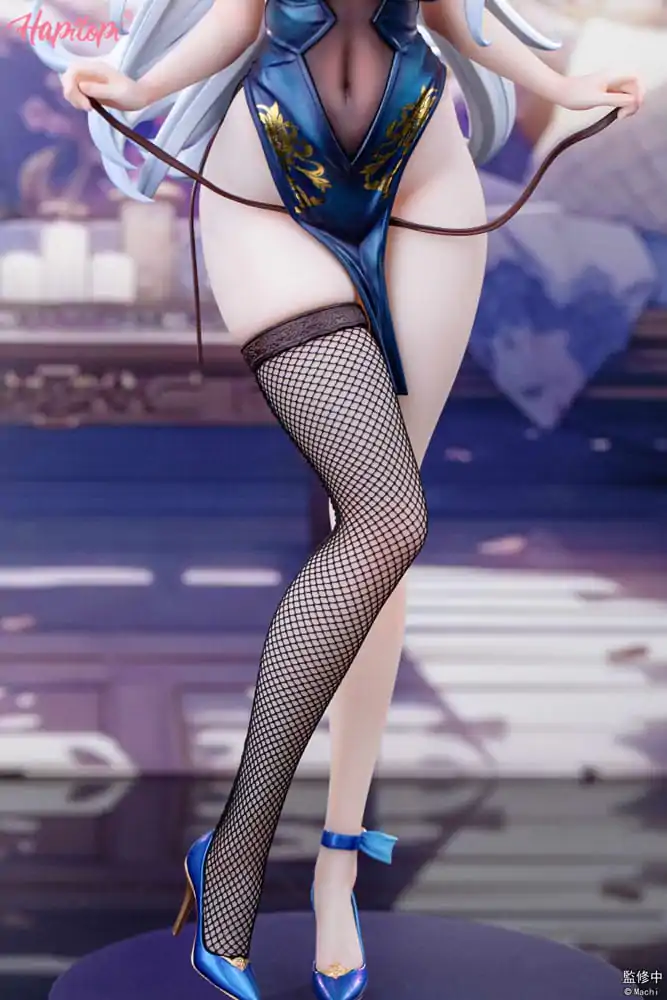 Originální postava PVC soška 1/6 Qi Kai De Sheng Bunny Girl ilustrace od Machi 29 cm fotografii produktu