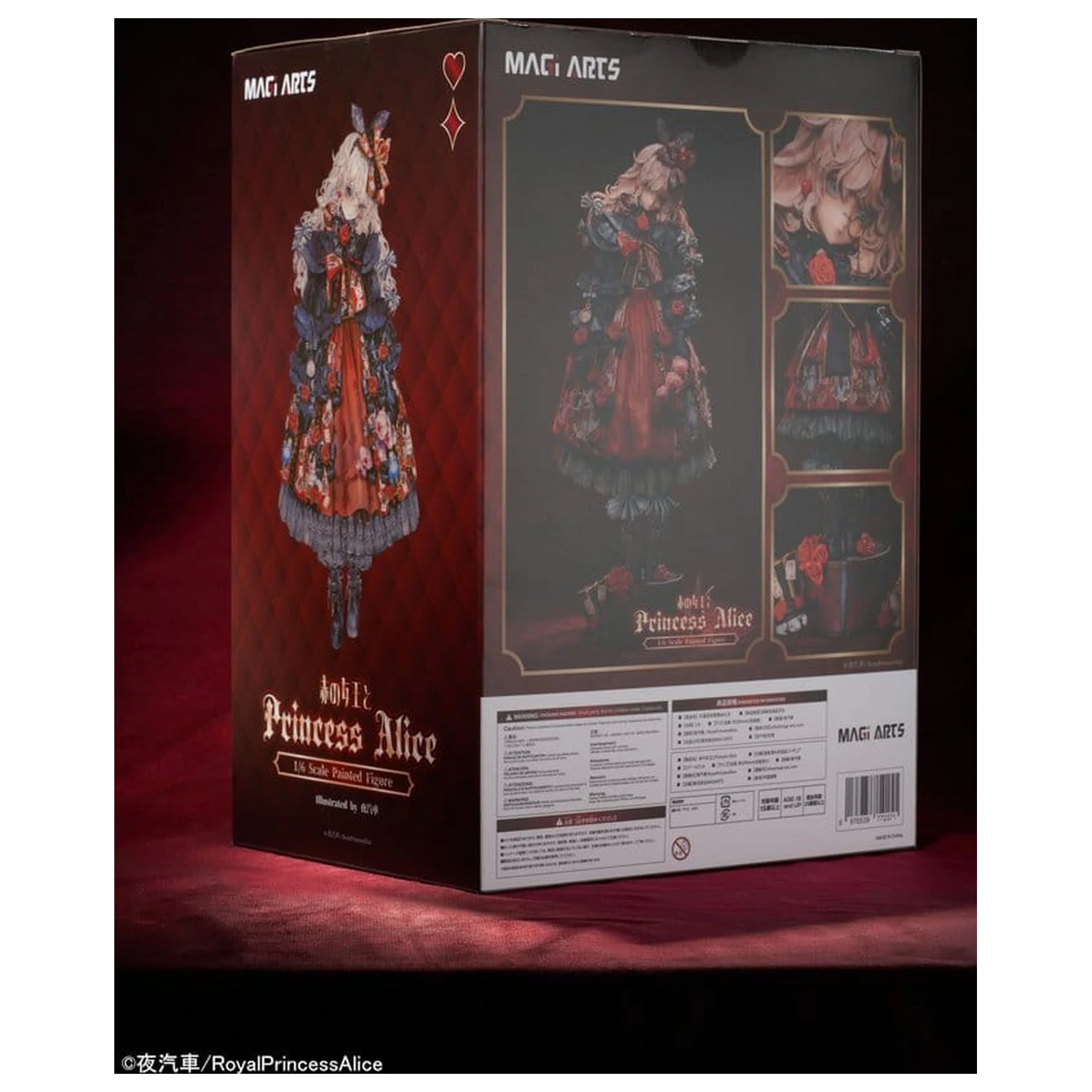 Original Character PVC Socha 1/6 Red Queen and Princess Alice 29 cm fotografii produktu