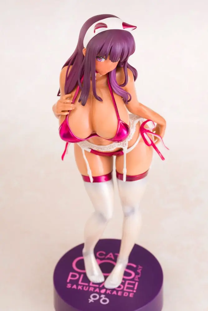 Original Character PVC Soška 1/6 Sakura Kaede Kareshi ni Onegaisarete Cosplay suru Onnanoko 26 cm fotografii produktu