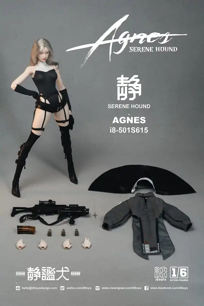 Originální akční figurka postavy 1/6 Serene Hound "Agnes" 30 cm fotografii produktu