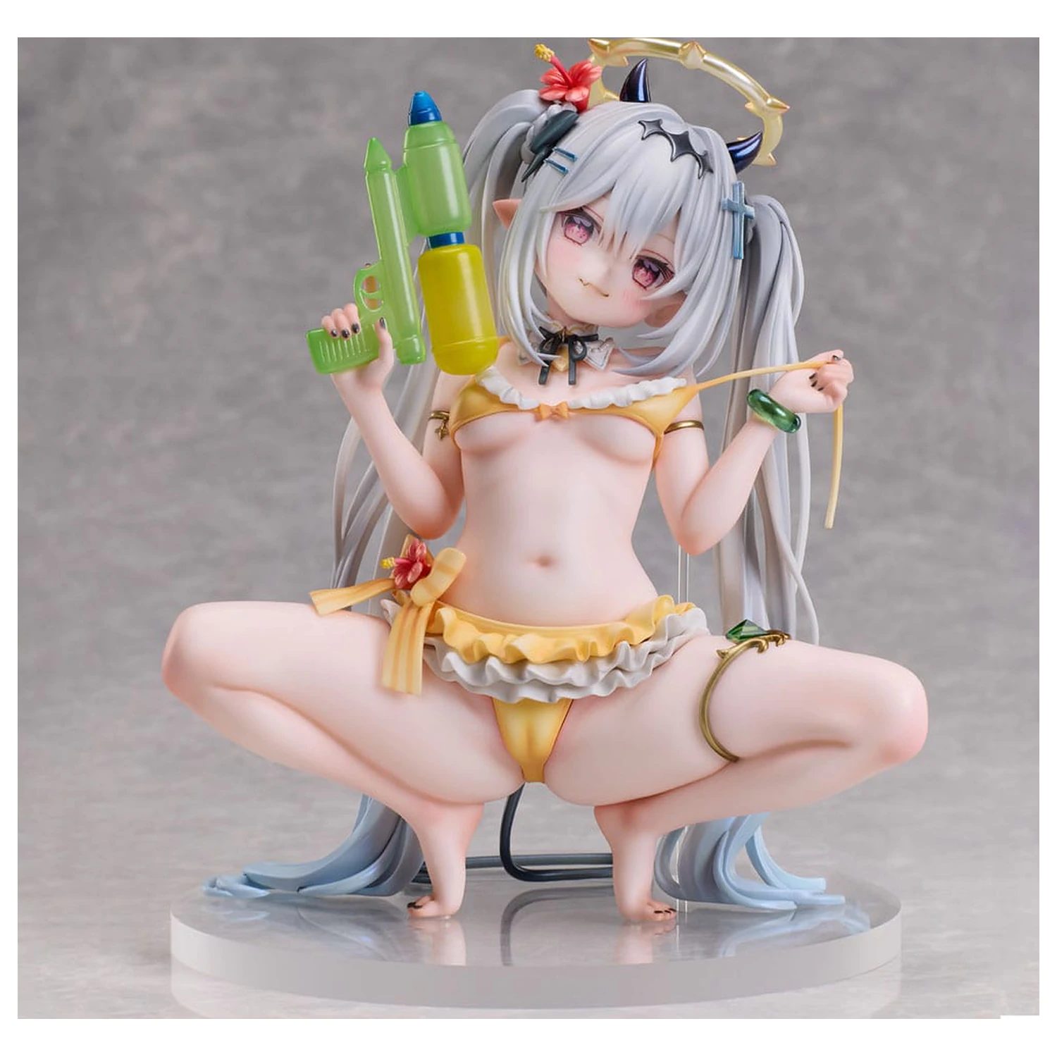 Originální postava PVC Socha 1/6 Stříbrovlasá dívka ilustrovaná Chihiro 18 cm fotografii produktu