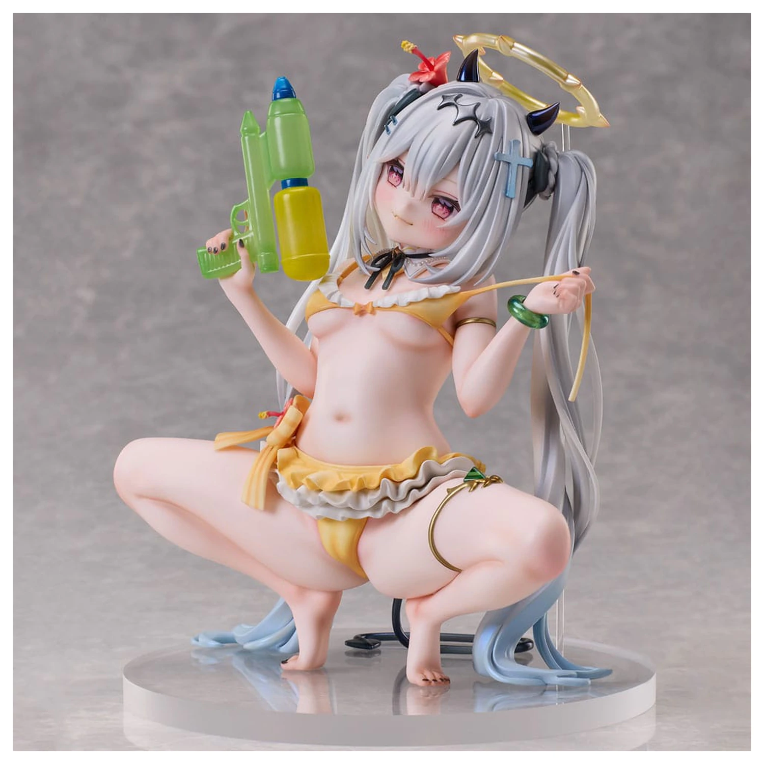 Originální postava PVC Socha 1/6 Stříbrovlasá dívka ilustrovaná Chihiro 18 cm fotografii produktu