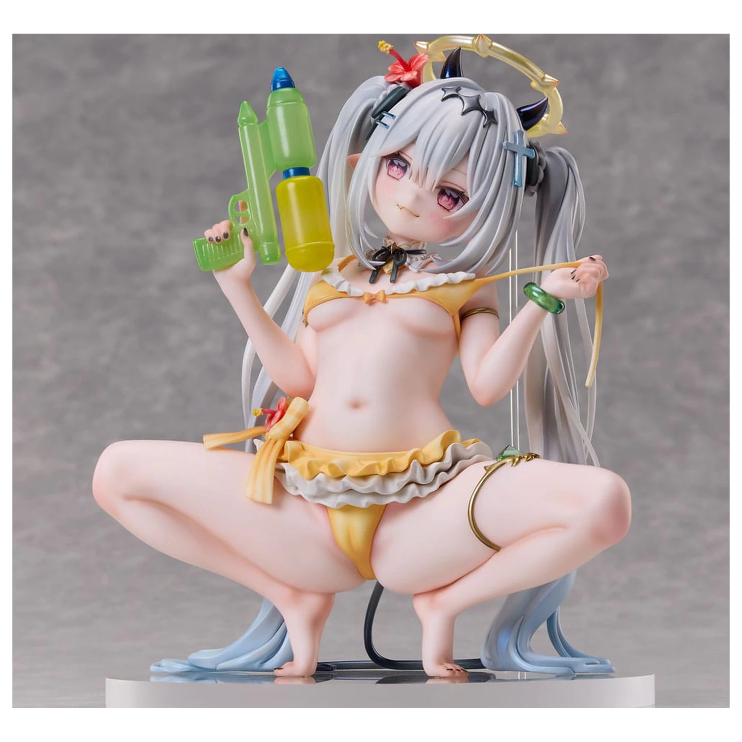 Originální postava PVC Socha 1/6 Stříbrovlasá dívka ilustrovaná Chihiro 18 cm fotografii produktu