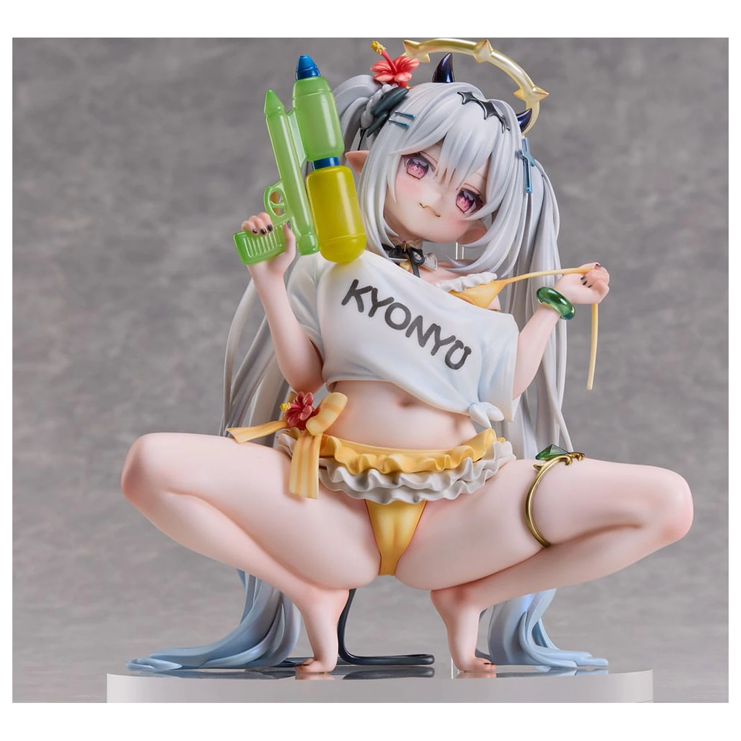 Originální postava PVC Socha 1/6 Stříbrovlasá dívka ilustrovaná Chihiro 18 cm fotografii produktu