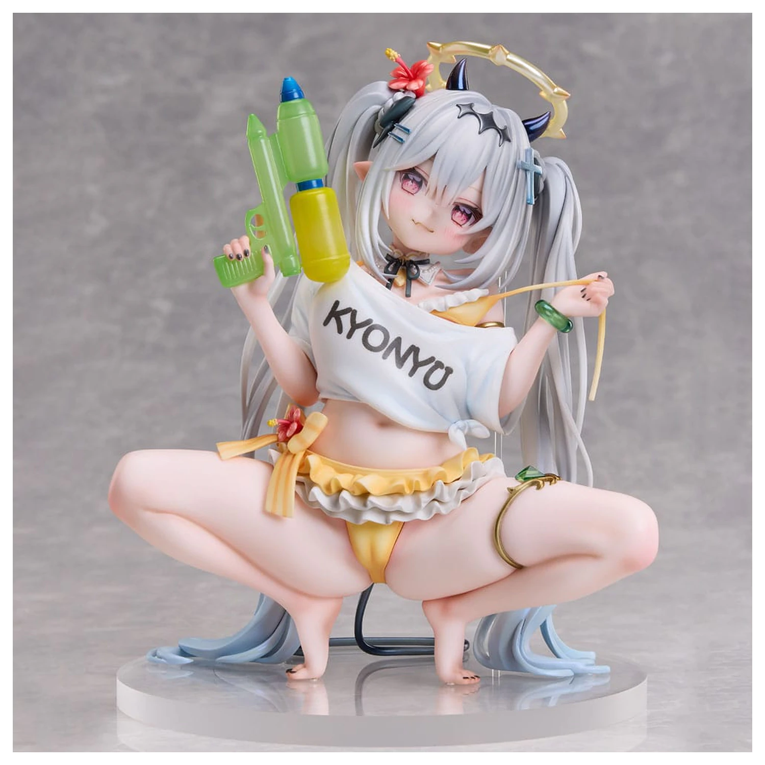 Originální postava PVC Socha 1/6 Stříbrovlasá dívka ilustrovaná Chihiro 18 cm fotografii produktu