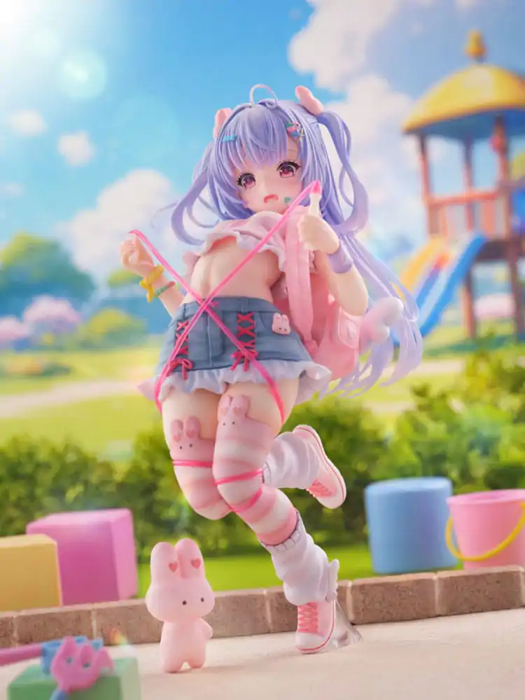 Originální postava PVC socha 1/6 Skipping Rope Girl Miu Hazuki ilustrace od Yuyuko 22 cm fotografii produktu