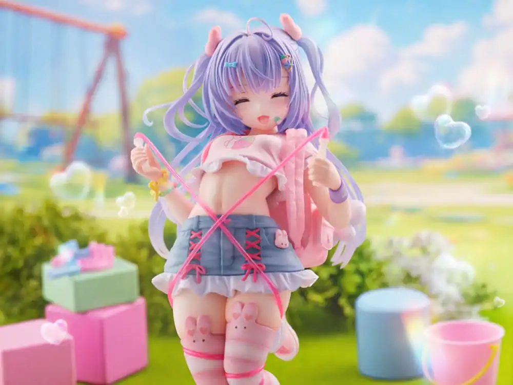 Originální postava PVC socha 1/6 Skipping Rope Girl Miu Hazuki ilustrace od Yuyuko 22 cm fotografii produktu