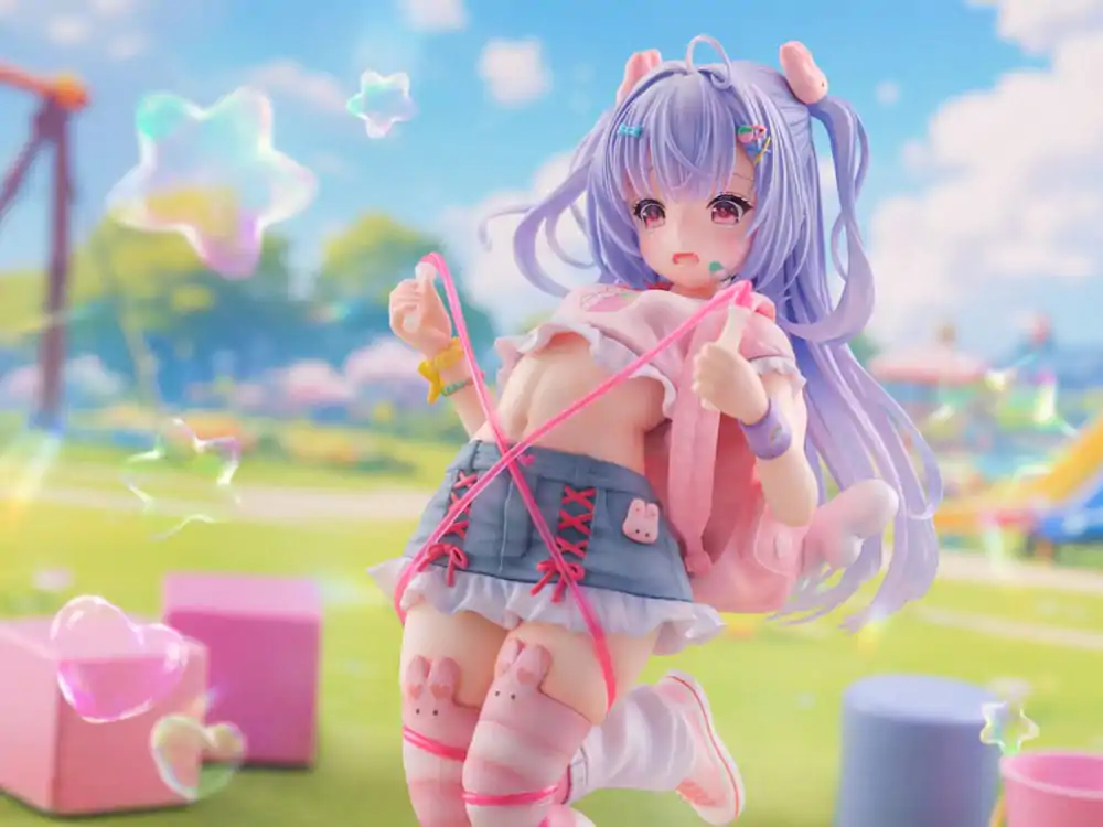 Originální postava PVC socha 1/6 Skipping Rope Girl Miu Hazuki ilustrace od Yuyuko 22 cm fotografii produktu