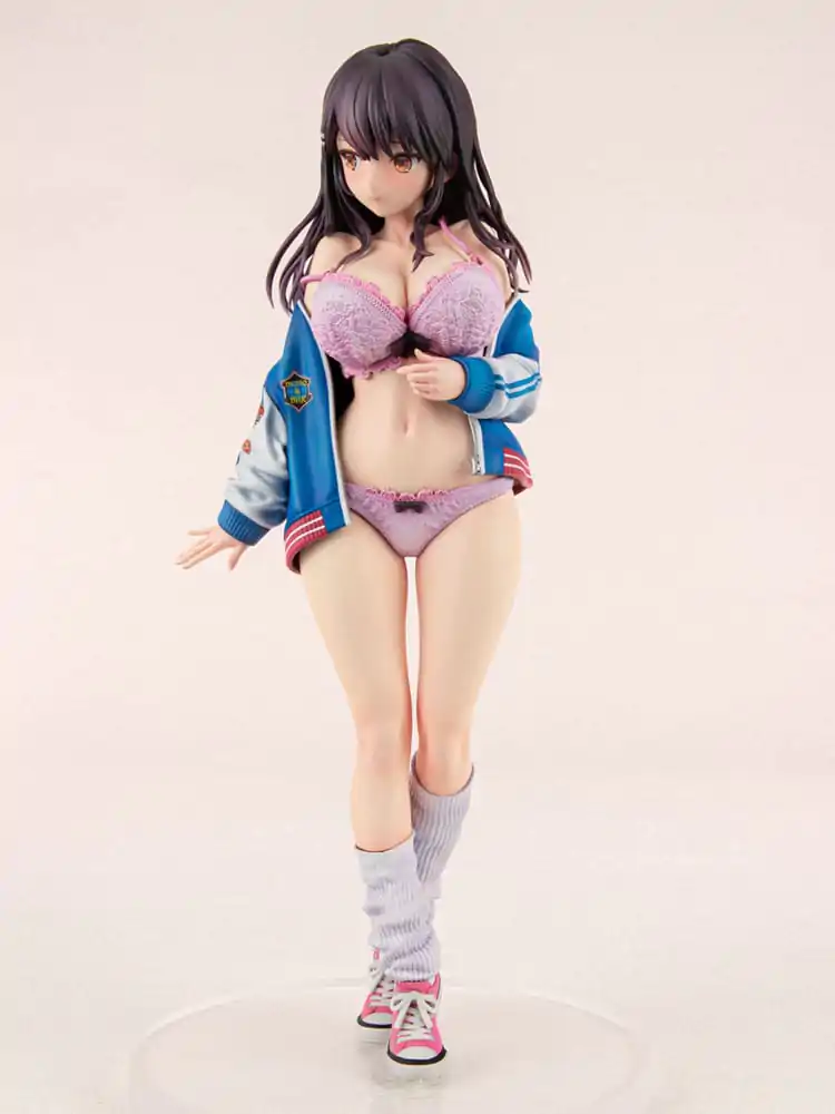 Původní postava PVC socha 1/6 Sukajan Jacket Kanojo wa Cool de Itai! Kyouka Kagura 27 cm fotografii produktu