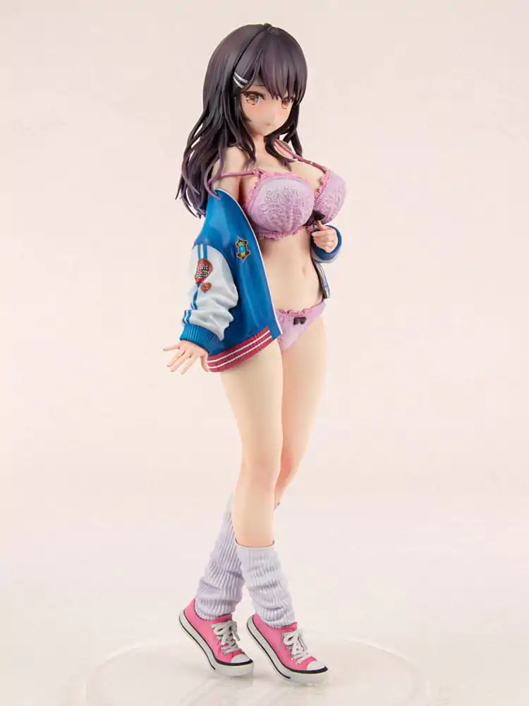 Původní postava PVC socha 1/6 Sukajan Jacket Kanojo wa Cool de Itai! Kyouka Kagura 27 cm fotografii produktu
