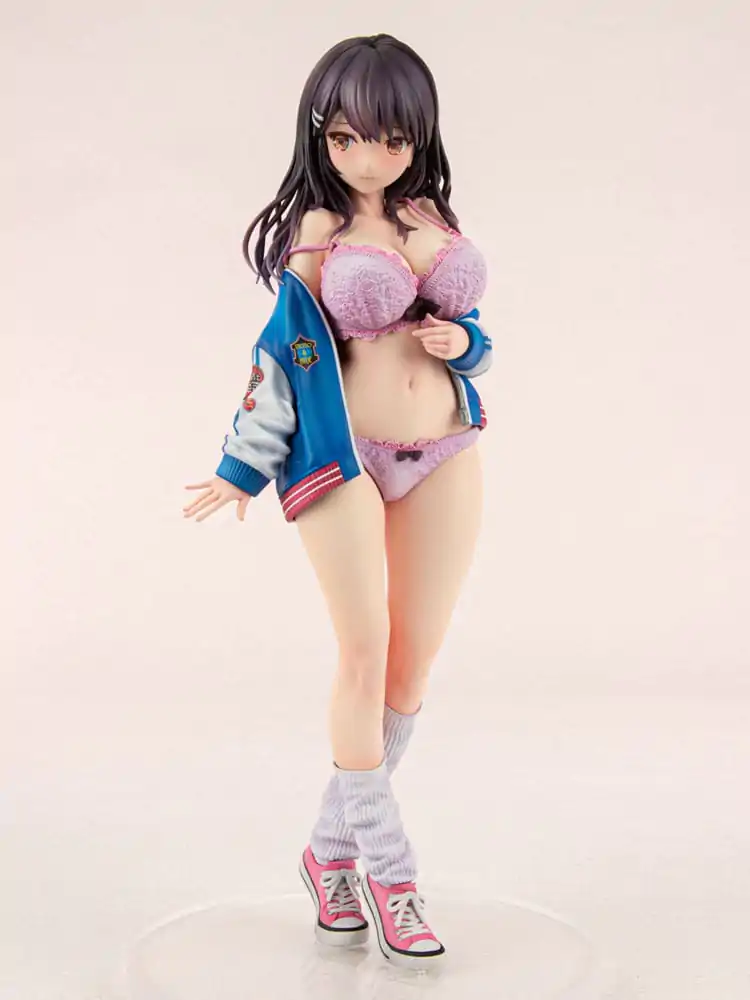 Původní postava PVC socha 1/6 Sukajan Jacket Kanojo wa Cool de Itai! Kyouka Kagura 27 cm fotografii produktu