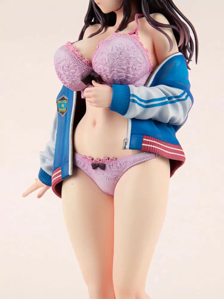 Původní postava PVC socha 1/6 Sukajan Jacket Kanojo wa Cool de Itai! Kyouka Kagura 27 cm fotografii produktu