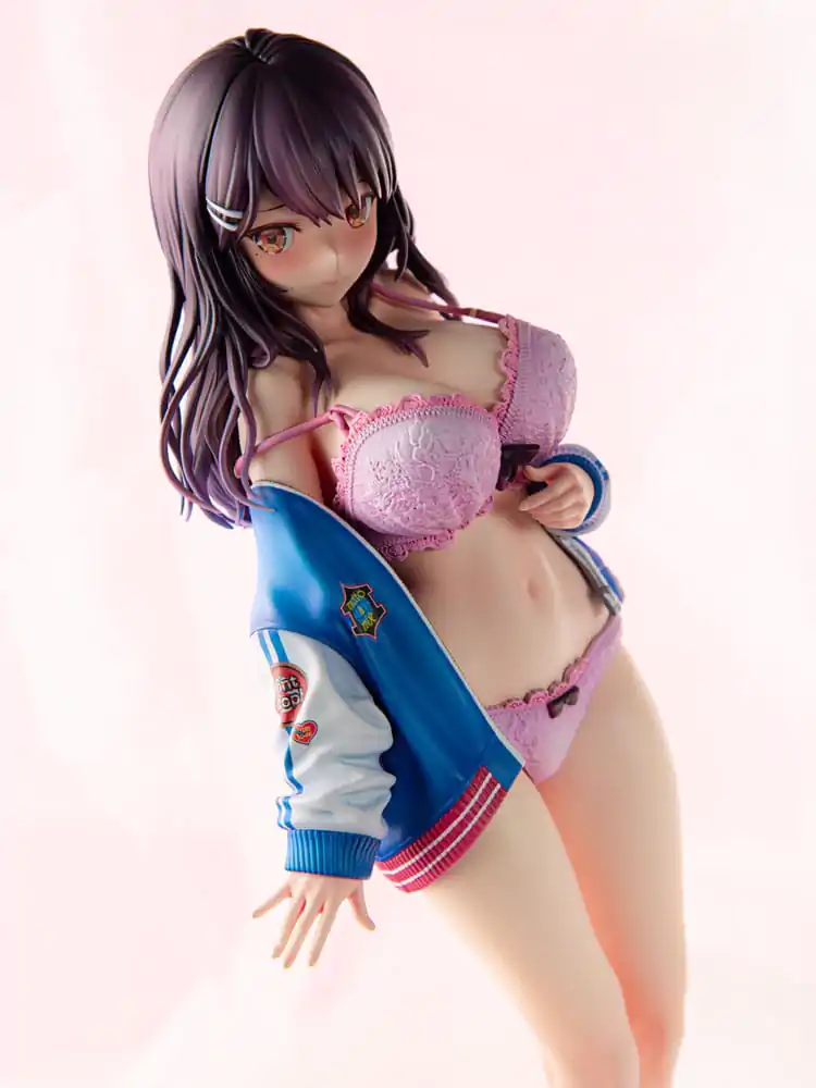 Původní postava PVC socha 1/6 Sukajan Jacket Kanojo wa Cool de Itai! Kyouka Kagura 27 cm fotografii produktu
