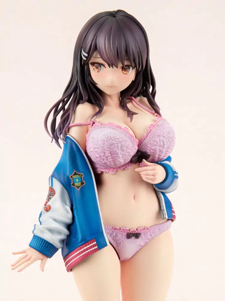 Původní postava PVC socha 1/6 Sukajan Jacket Kanojo wa Cool de Itai! Kyouka Kagura 27 cm fotografii produktu