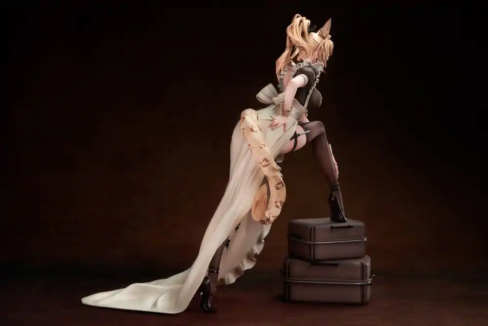 Originální postava PVC soška 1/7 Battle Maid Different Species Leopard Cat Maria Deluxe Edition 24 cm fotografii produktu