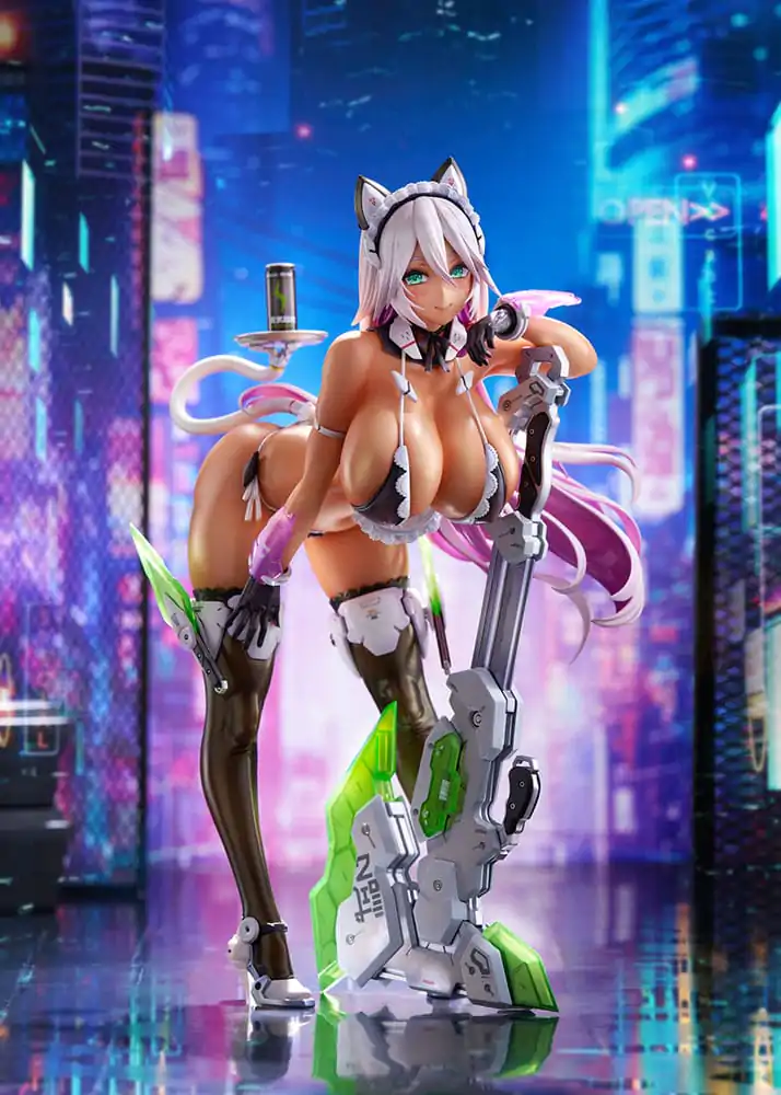 Originální postava PVC soška 1/7 Meido-Busou: Ax Experimental Equipment 24 cm fotografii produktu