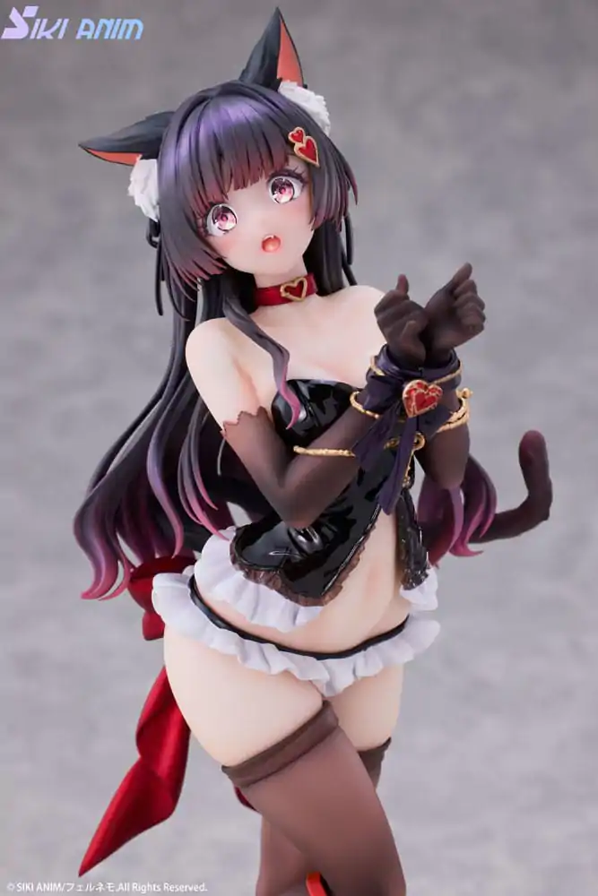 Originální postava PVC soška 1/7 Shibarare Cat Ruhuna-chan Deluxe Edition 26 cm fotografii produktu