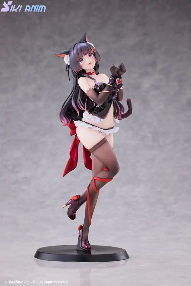 Originální postava PVC soška 1/7 Shibarare Cat Ruhuna-chan Deluxe Edition 26 cm fotografii produktu