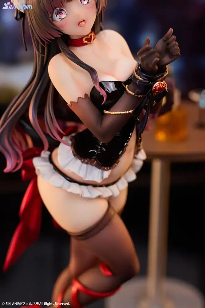 Originální postava PVC soška 1/7 Shibarare Cat Ruhuna-chan Deluxe Edition 26 cm fotografii produktu