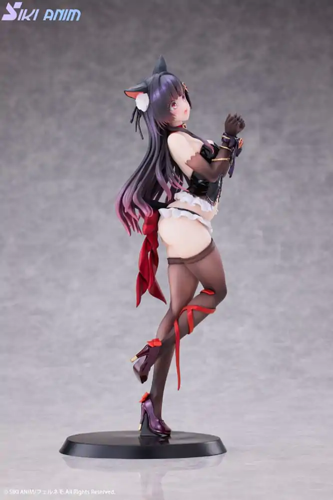 Originální postava PVC soška 1/7 Shibarare Cat Ruhuna-chan Deluxe Edition 26 cm fotografii produktu