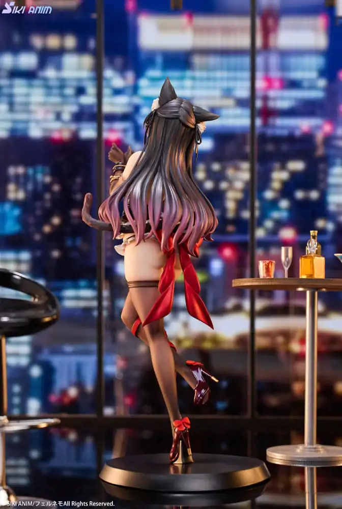 Originální postava PVC soška 1/7 Shibarare Cat Ruhuna-chan Deluxe Edition 26 cm fotografii produktu