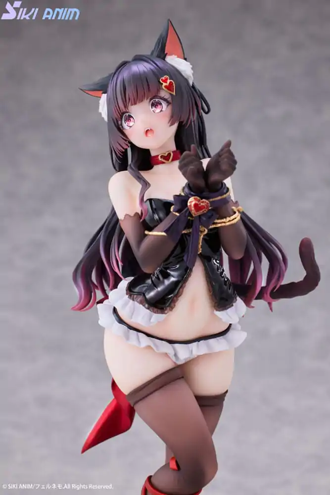 Originální postava PVC soška 1/7 Shibarare Cat Ruhuna-chan Deluxe Edition 26 cm fotografii produktu