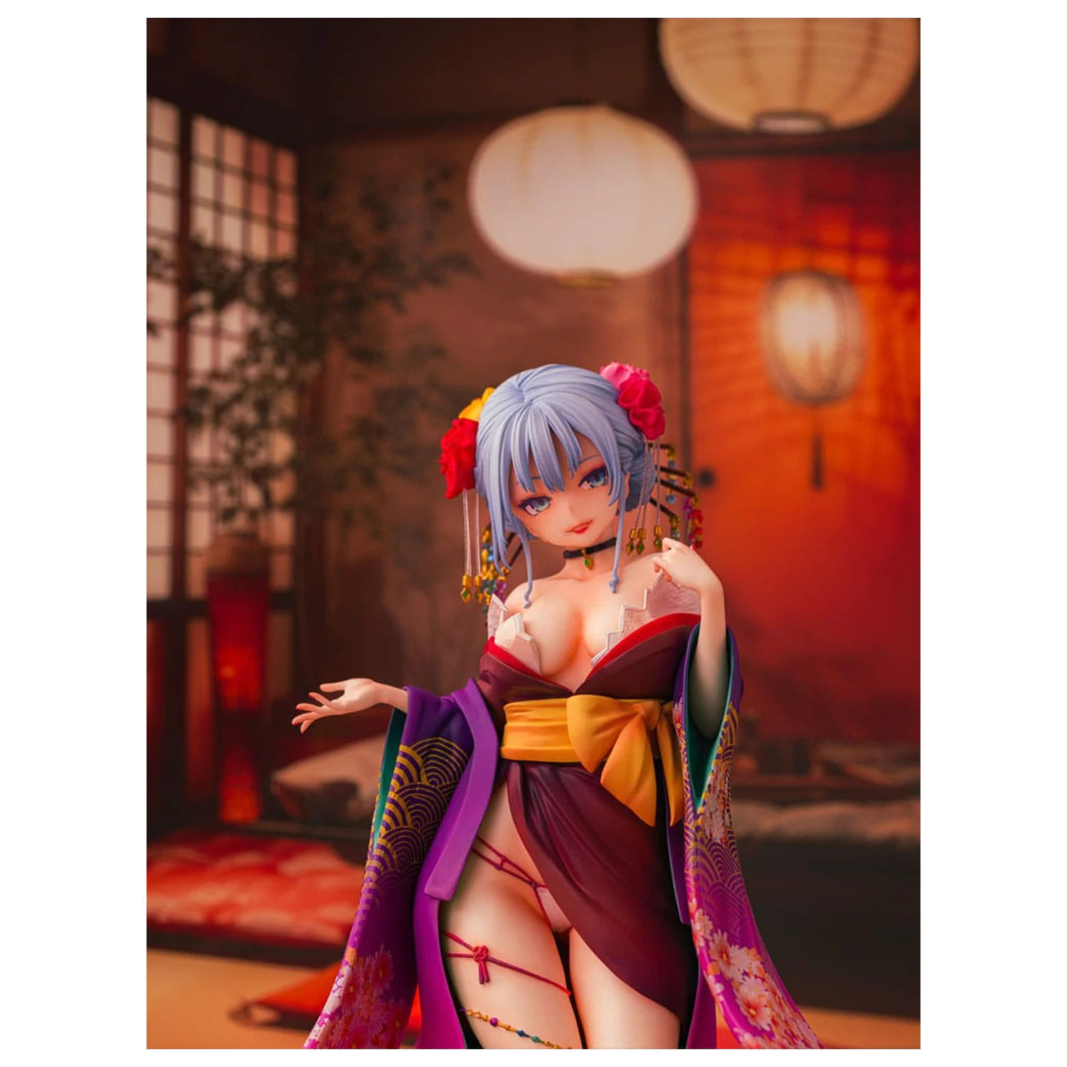 Original Character Socha 1/7 Shujuu Ecstasy Shion Oiran Ver. (Wholesome Ver.) 15 cm fotografii produktu