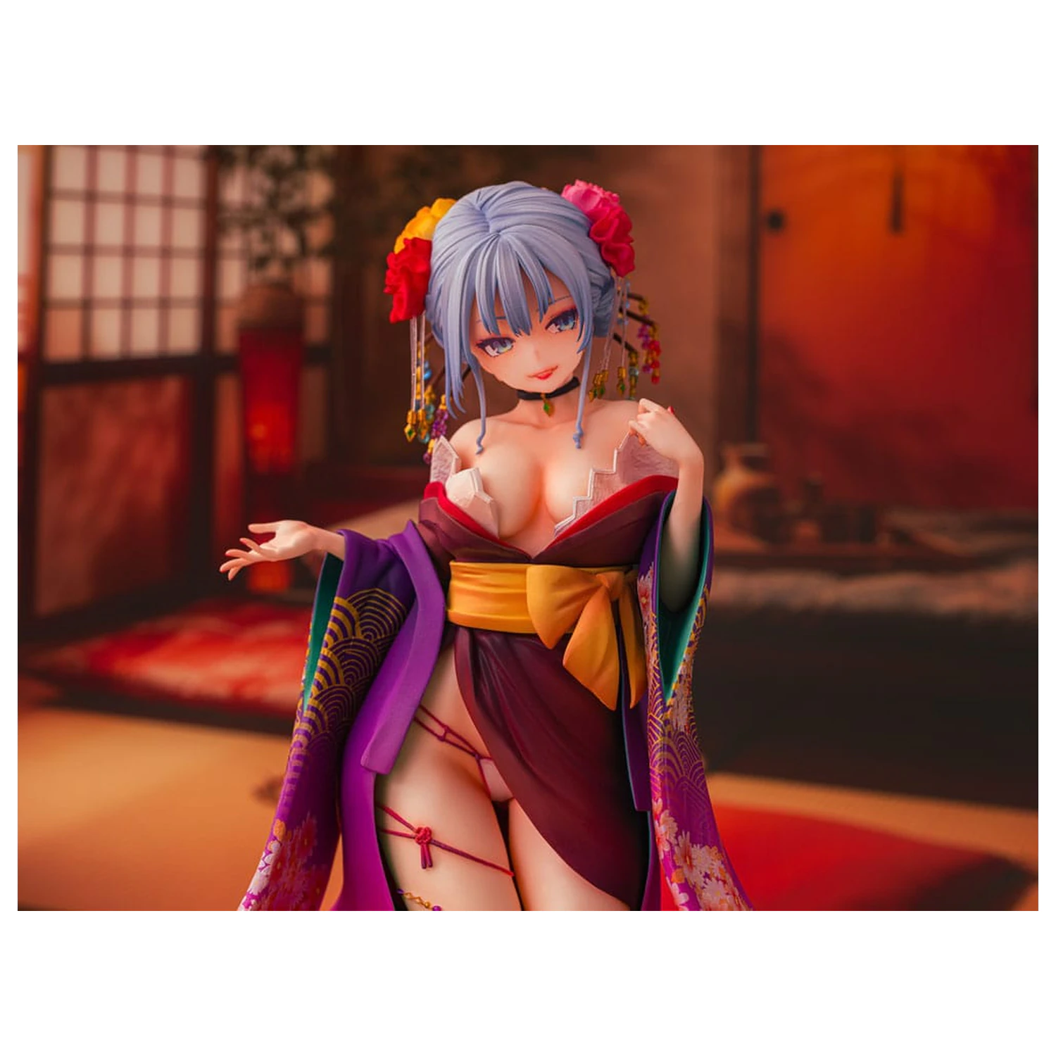 Original Character Socha 1/7 Shujuu Ecstasy Shion Oiran Ver. (Wholesome Ver.) 15 cm fotografii produktu