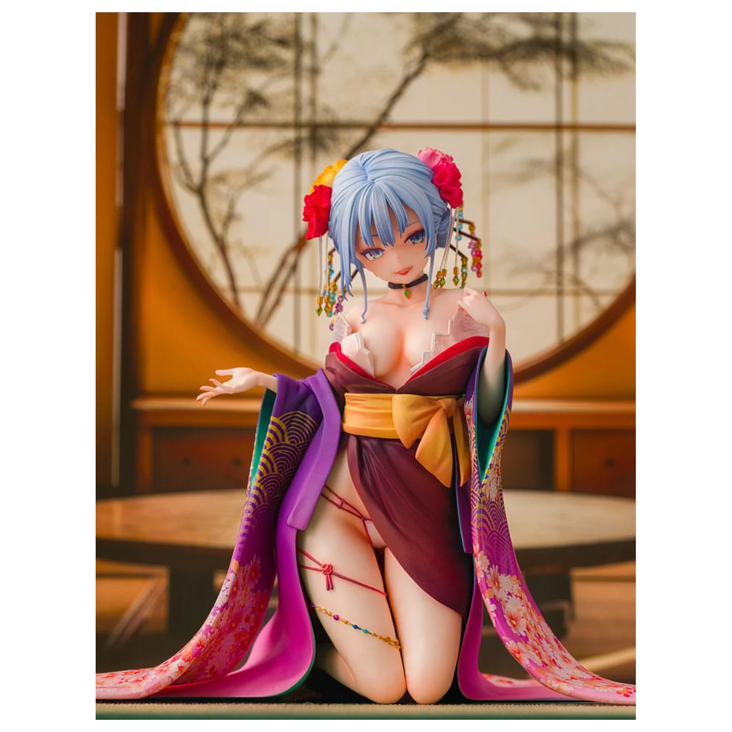 Original Character Socha 1/7 Shujuu Ecstasy Shion Oiran Ver. (Wholesome Ver.) 15 cm fotografii produktu