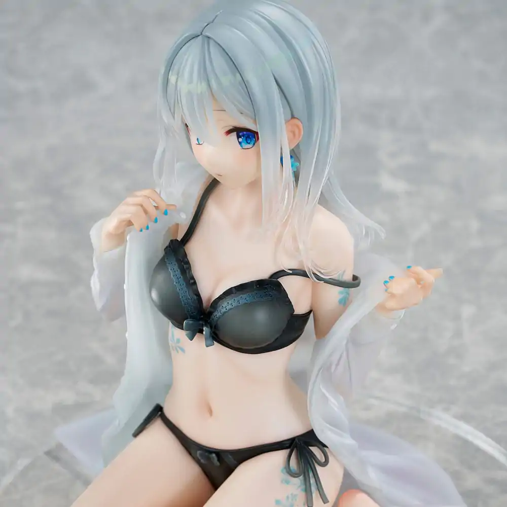 Original Character PVC soška 1/7 Silver-Haired Girl Sky Blue Morning Special Outfit Ver. by Fuumi Illustration 16 cm fotografii produktu