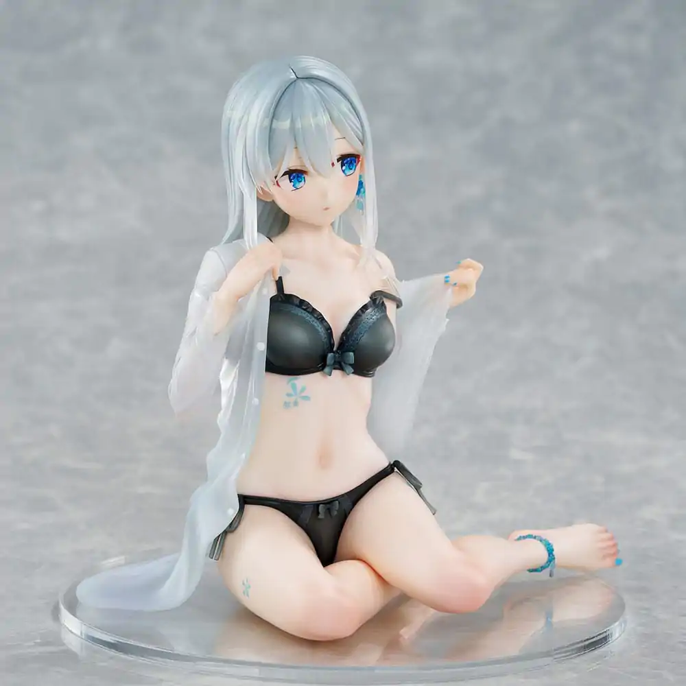 Original Character PVC soška 1/7 Silver-Haired Girl Sky Blue Morning Special Outfit Ver. by Fuumi Illustration 16 cm fotografii produktu