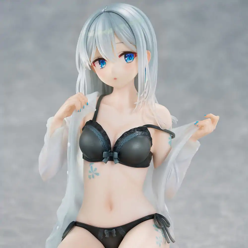 Original Character PVC soška 1/7 Silver-Haired Girl Sky Blue Morning Special Outfit Ver. by Fuumi Illustration 16 cm fotografii produktu