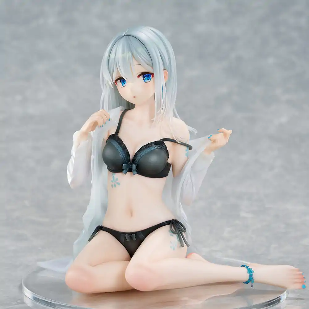 Original Character PVC soška 1/7 Silver-Haired Girl Sky Blue Morning Special Outfit Ver. by Fuumi Illustration 16 cm fotografii produktu