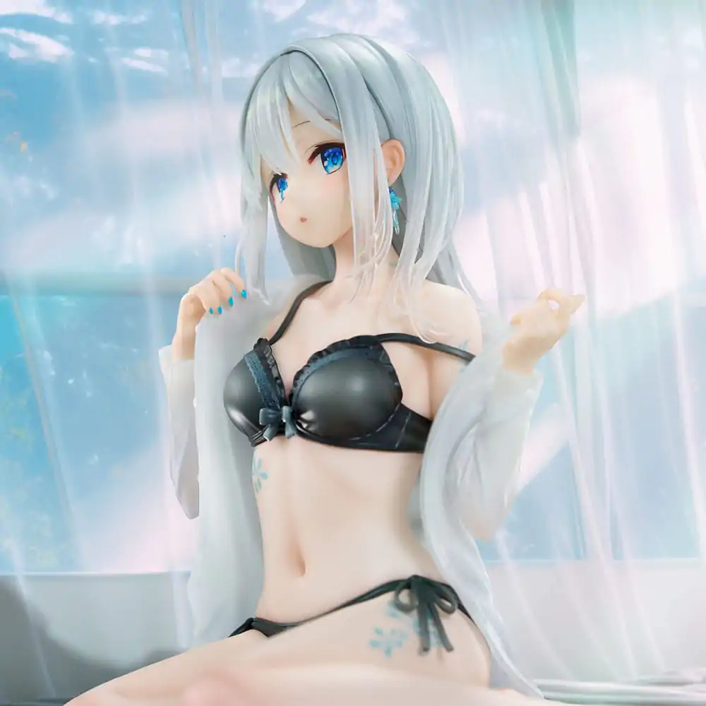 Original Character PVC soška 1/7 Silver-Haired Girl Sky Blue Morning Special Outfit Ver. by Fuumi Illustration 16 cm fotografii produktu