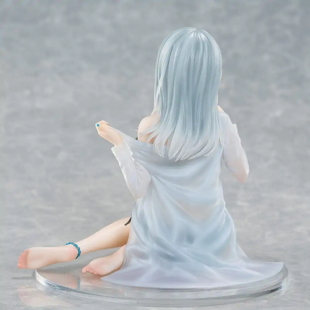 Original Character PVC soška 1/7 Silver-Haired Girl Sky Blue Morning Special Outfit Ver. by Fuumi Illustration 16 cm fotografii produktu