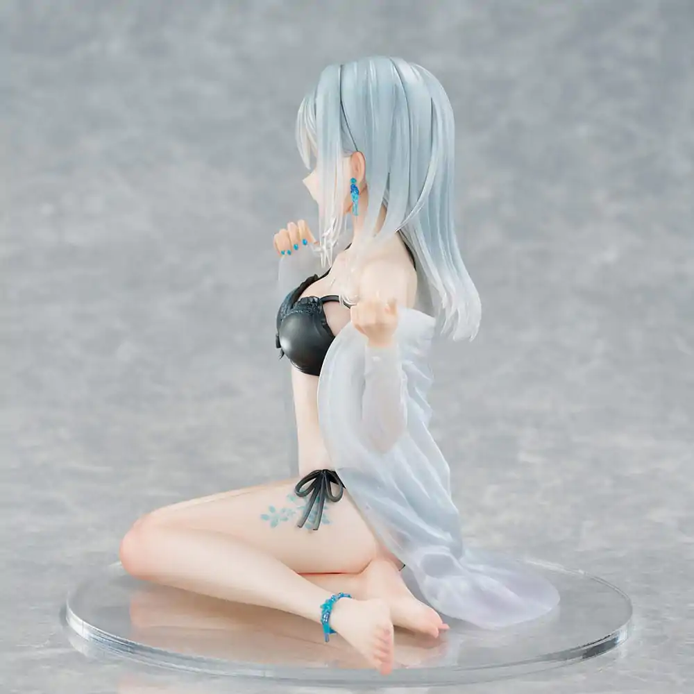 Original Character PVC soška 1/7 Silver-Haired Girl Sky Blue Morning Special Outfit Ver. by Fuumi Illustration 16 cm fotografii produktu