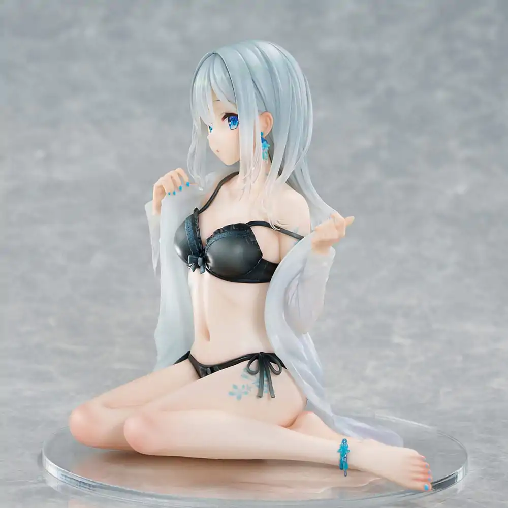 Original Character PVC soška 1/7 Silver-Haired Girl Sky Blue Morning Special Outfit Ver. by Fuumi Illustration 16 cm fotografii produktu