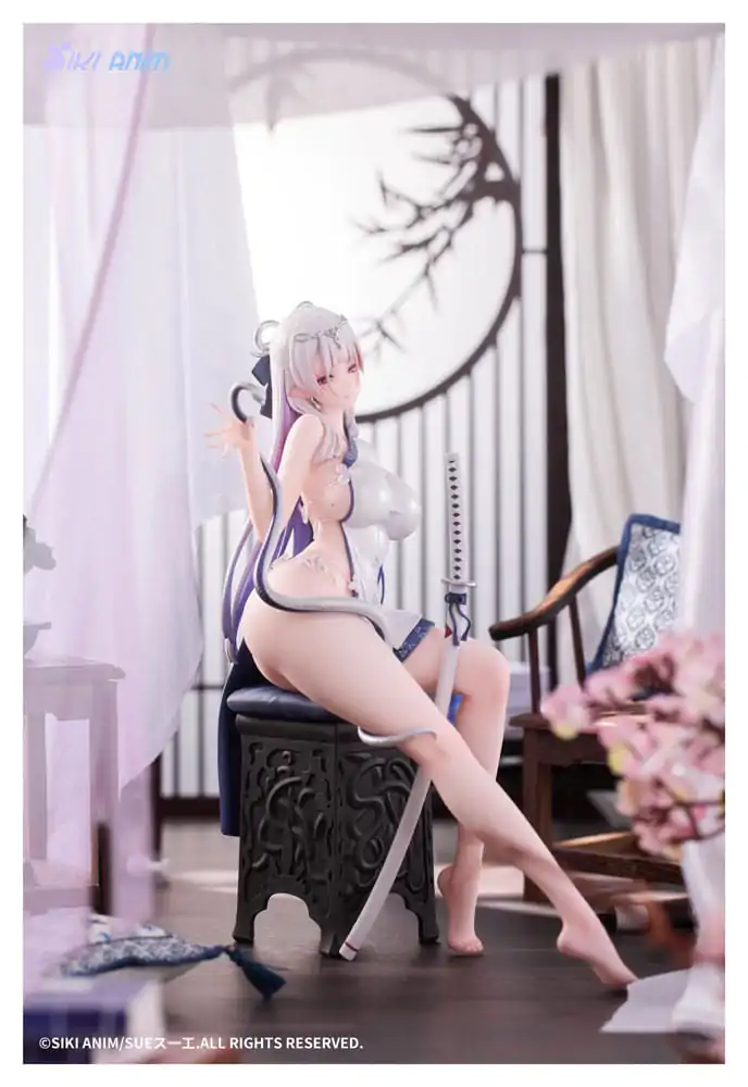 Soška z PVC Original Character 1/7 The Color of the Blue - White Snake Deluxe Edition 20 cm fotografii produktu