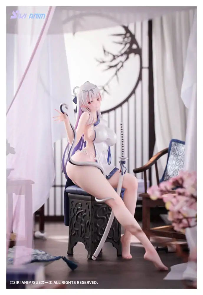 Soška z PVC Original Character 1/7 The Color of the Blue - White Snake Deluxe Edition 20 cm fotografii produktu