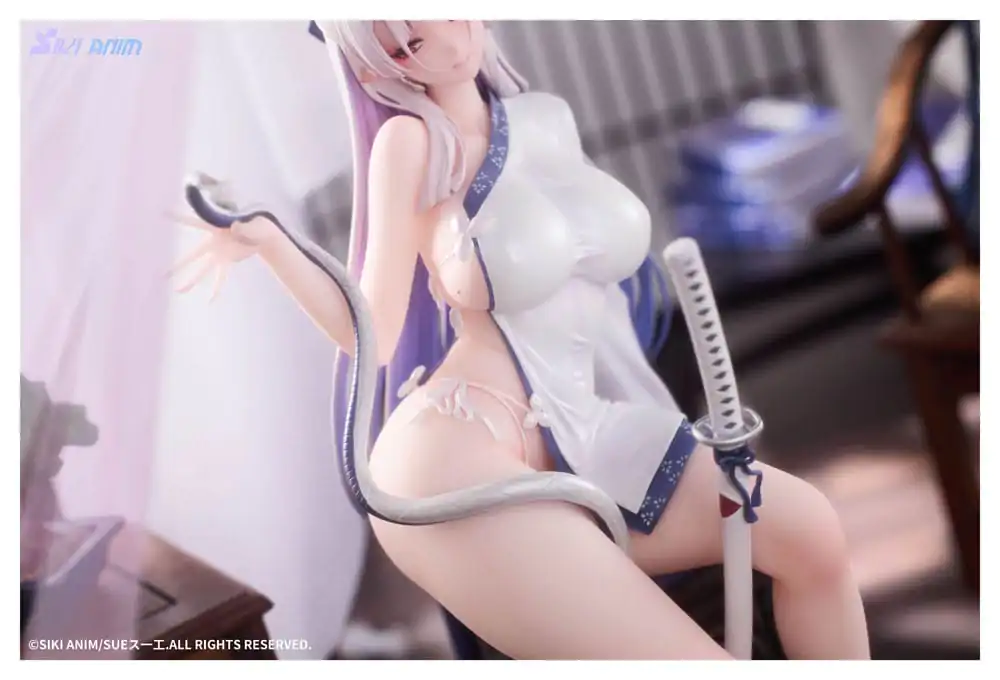 Soška z PVC Original Character 1/7 The Color of the Blue - White Snake Deluxe Edition 20 cm fotografii produktu