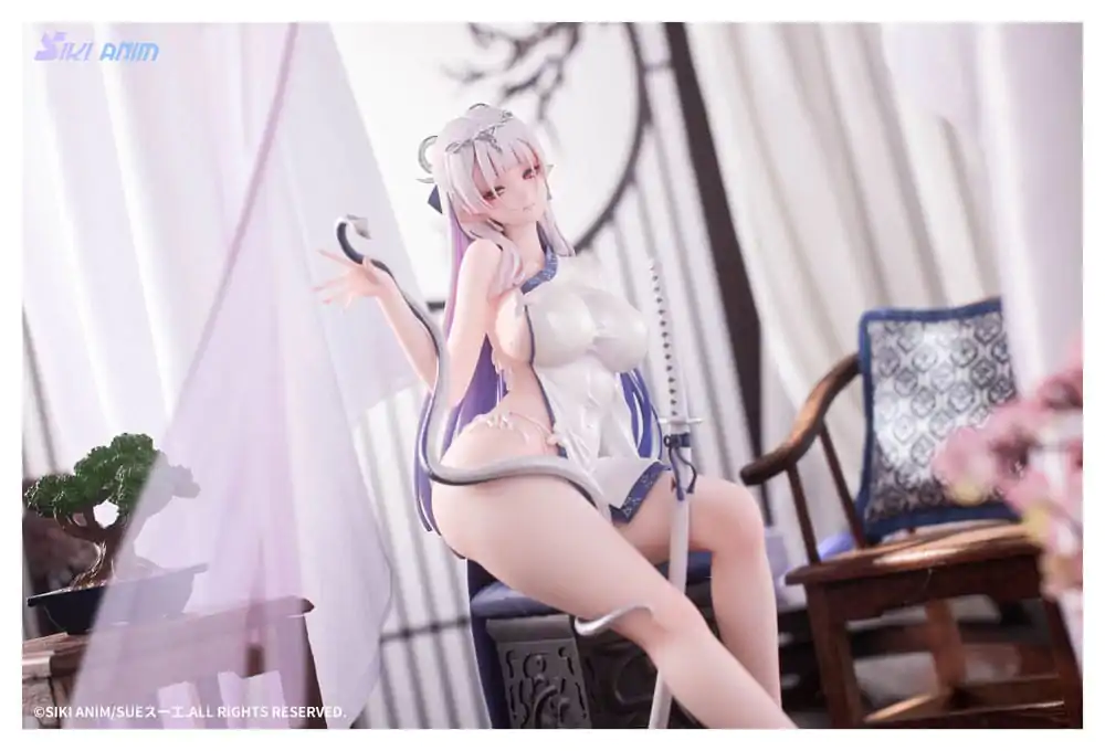 Soška z PVC Original Character 1/7 The Color of the Blue - White Snake Deluxe Edition 20 cm fotografii produktu