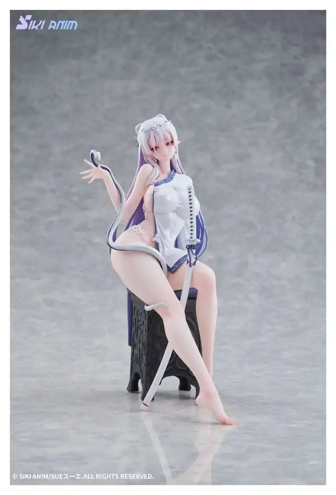 Soška z PVC Original Character 1/7 The Color of the Blue - White Snake Deluxe Edition 20 cm fotografii produktu