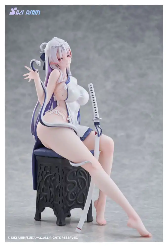 Soška z PVC Original Character 1/7 The Color of the Blue - White Snake Deluxe Edition 20 cm fotografii produktu