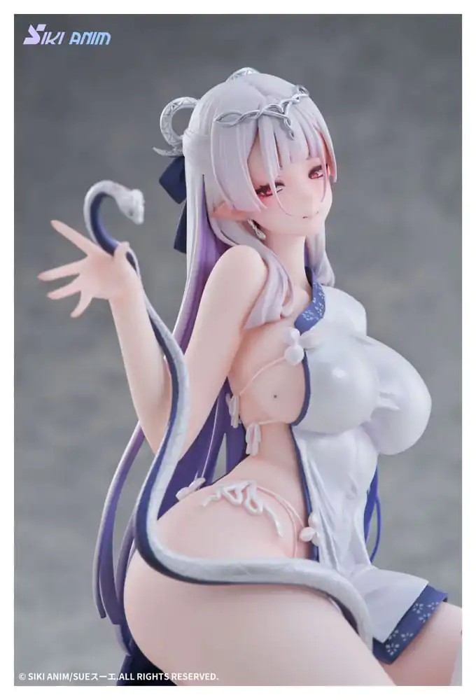 Soška z PVC Original Character 1/7 The Color of the Blue - White Snake Deluxe Edition 20 cm fotografii produktu