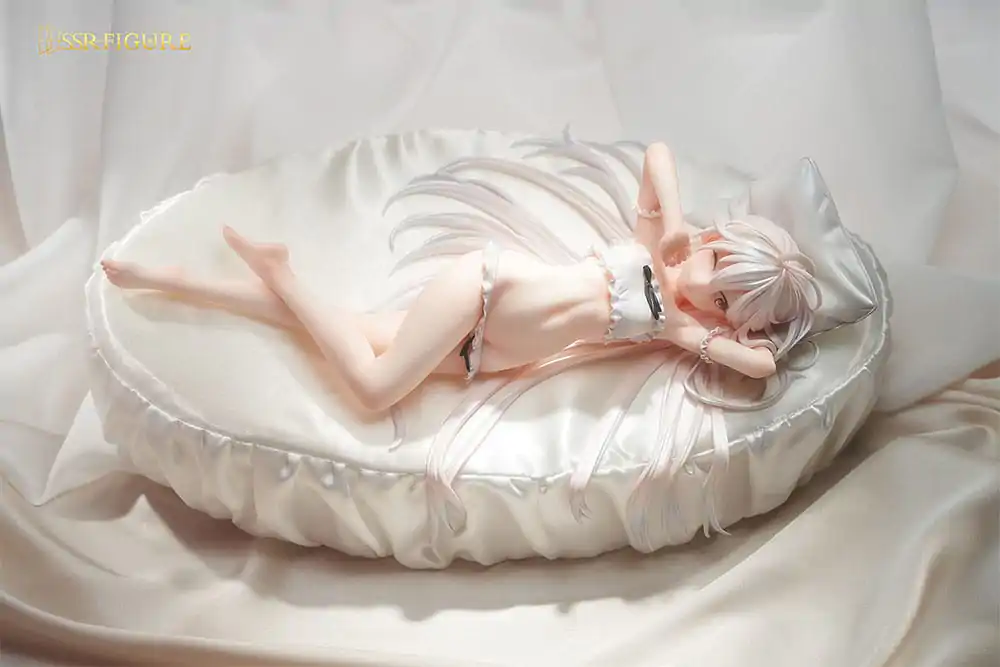 Originální postava PVC Soška 1/7 Wakening White Haired-Chan Ilustrace od Hayashi Kewi 11 cm fotografii produktu