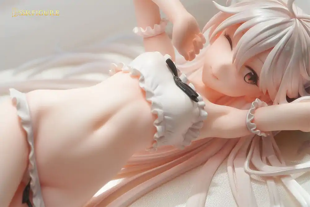 Originální postava PVC Soška 1/7 Wakening White Haired-Chan Ilustrace od Hayashi Kewi 11 cm fotografii produktu