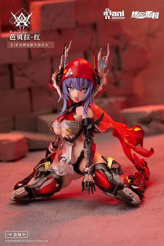 Originální postava Plastikový modelářský kit Slitinový kloubový sestavitelný model Thunderbolt-Barbera Red 21 cm fotografii produktu