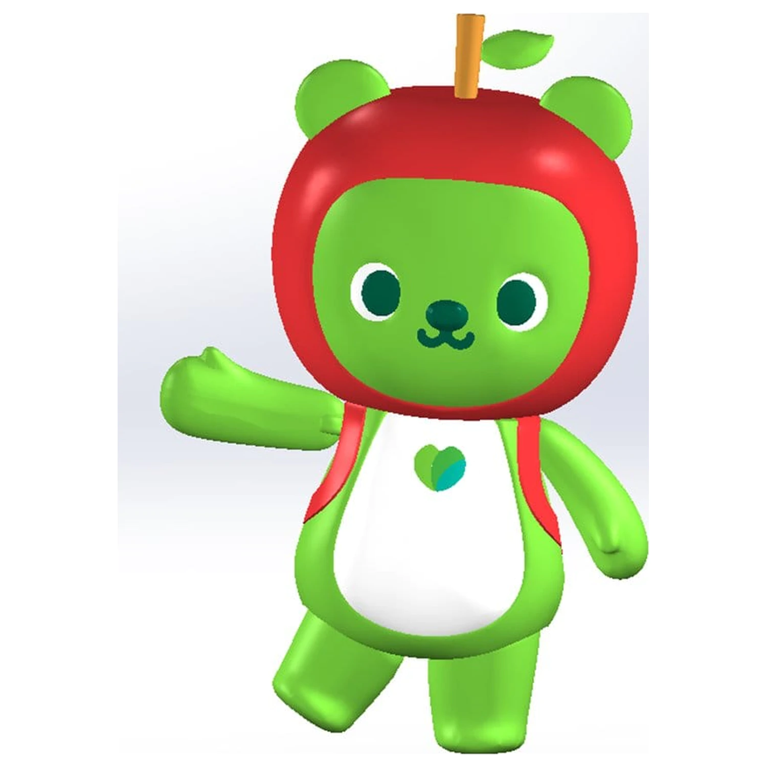 Originální postava plastová modelová stavebnice Arukuma 10 cm fotografii produktu