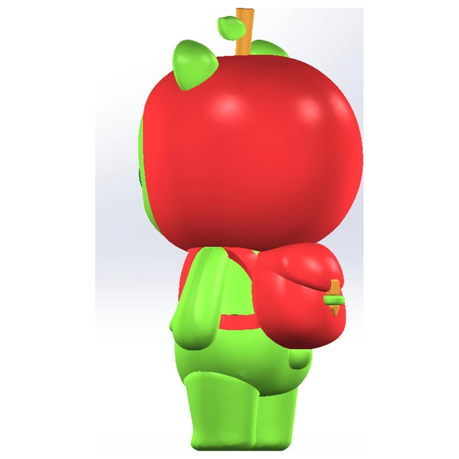 Originální postava plastová modelová stavebnice Arukuma 10 cm fotografii produktu